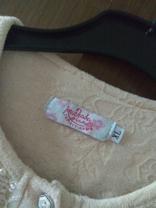 XL Gruba Ciepła koszula nocna Marhaba