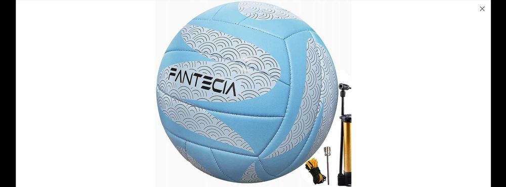 Piłka do siatkówki FANTECIA w rozmiarze 5 z pompką