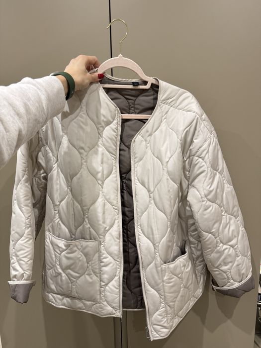 Лайнер стьогана куртка Zara