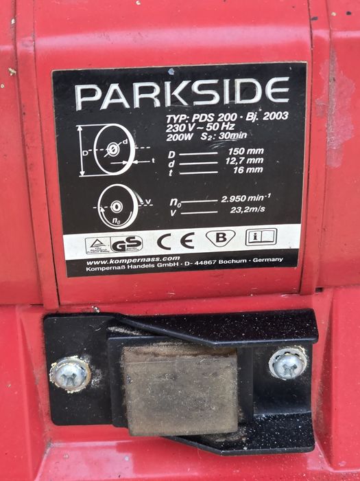 Szlifierka stołowa Parksaide 200 W