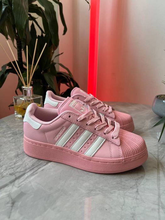 Adidas Superstar Platform Pink, Адідас Суперстар рожеві