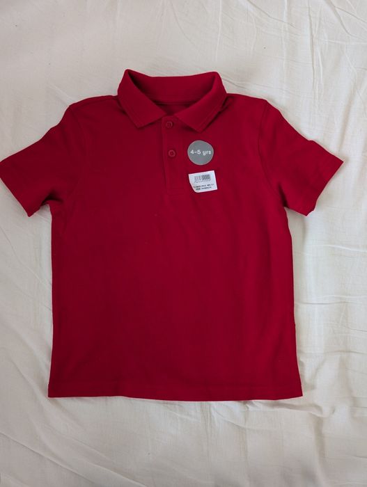 Bluzka t-shirt z kołnierzykiem nowa 4-5 lat