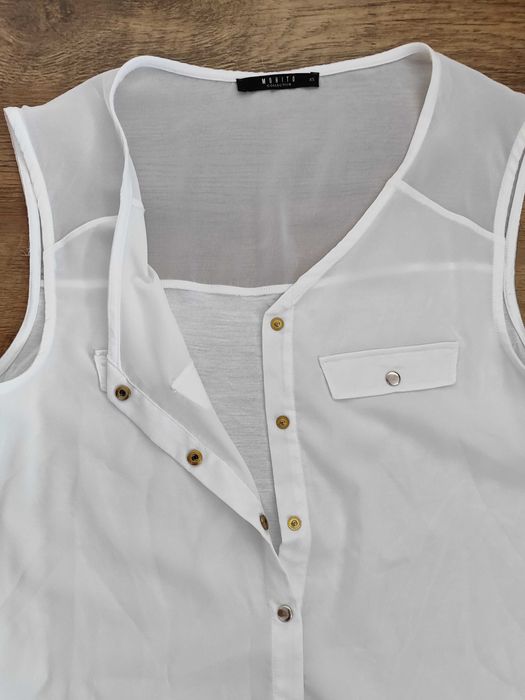 Biała bluzka Mohito