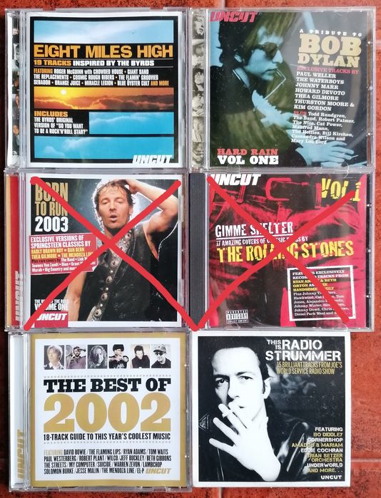 CDs revista Uncut e outras colectâneas