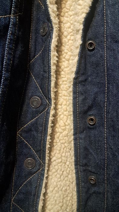 Джинсовка GAP тепла, довга