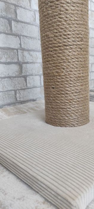 Drapak dla kota 70 cm - ręcznie robiony, naturalna lina jutowa