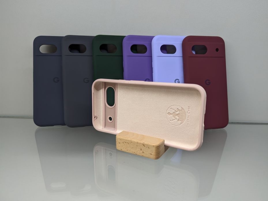 Google Pixel 8A Противоударный чехол з логотипом софт тач Чохол