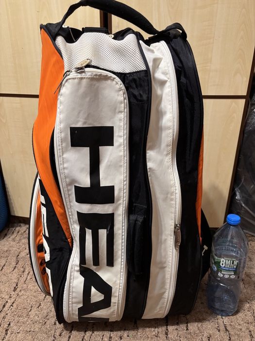 Torbą Head rakiety + sprzęt