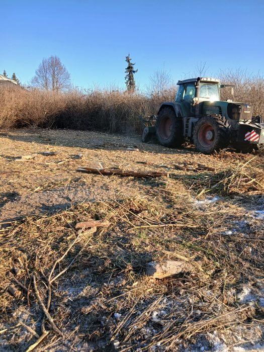 Mulczer leśny wgłębny wycinka drzew przywracanie gruntów rolnych