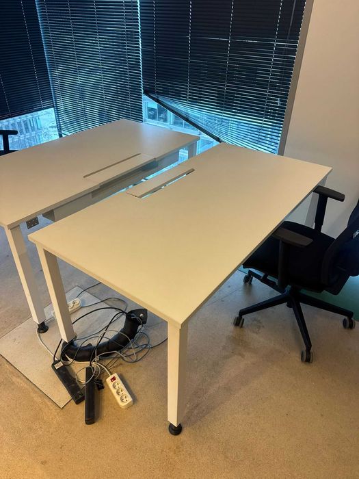 Biurko 160x80 białe stół biurka stoły białe do biur szkół domu