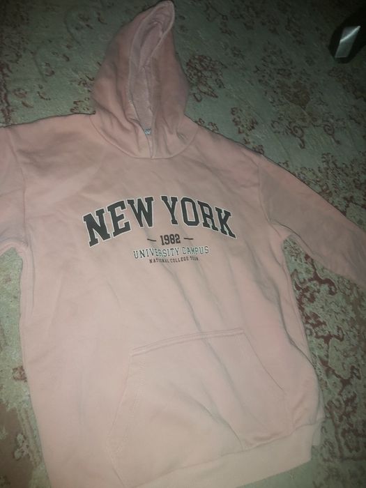 Тёплая кофта NEW YORK нежно розовая