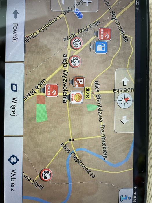 Igo primo truck 8 cali TIR ciężarówka lenovo