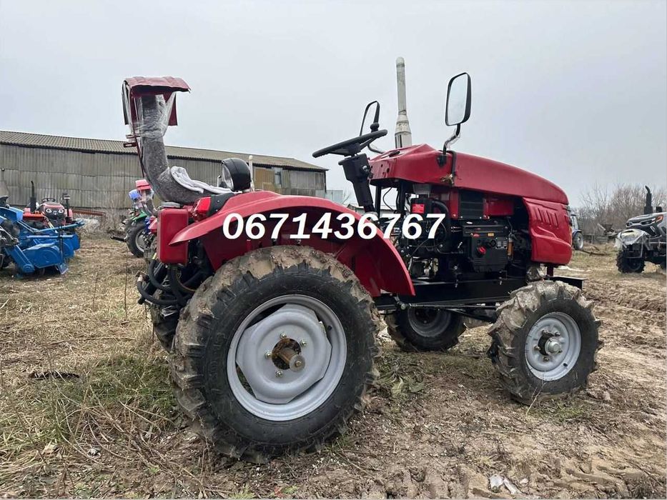 Мото-Трактор 160BN з Посиленою рамой+ Фреза та Плуг ДОСТАВКА-0! Кредит