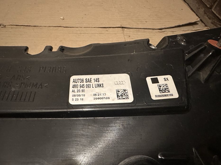 Фара/ліхтар задня ліва на Audi Q7 4M 2015-2019