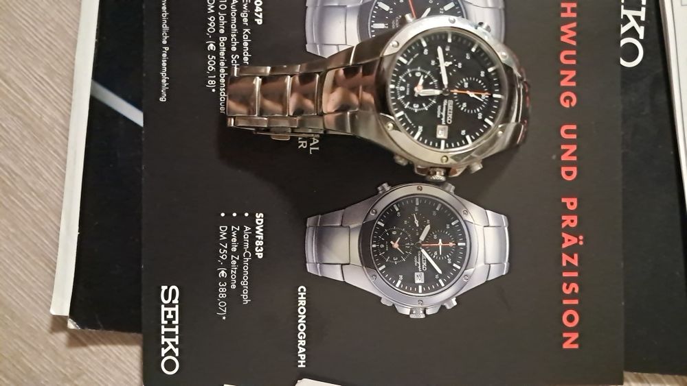 Zegaraki Seiko Chronograph SDWF83P Zeno-Watch Basel Chronograph (Swiss Made)