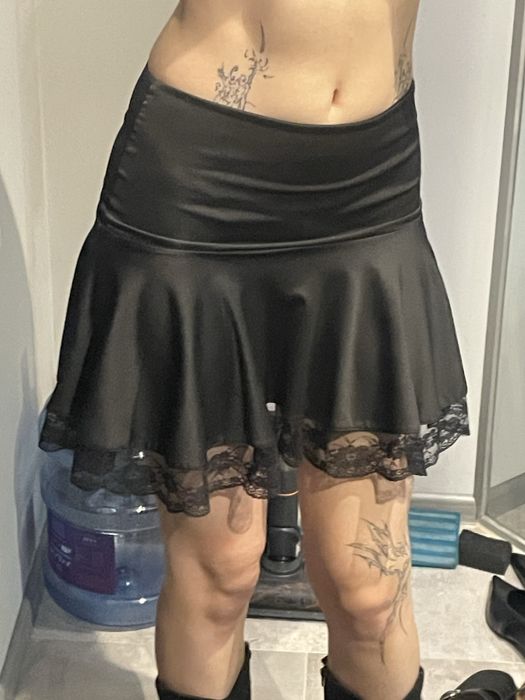 Готична міні спідниця