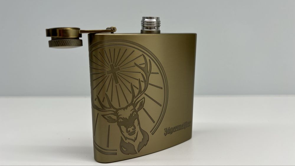 Фляга Jägermeister | бронза 170мл  | оригінал | подарунок | НОВА