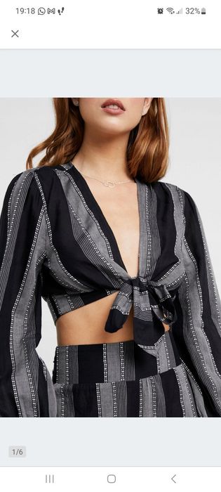 Top damski w paski 44