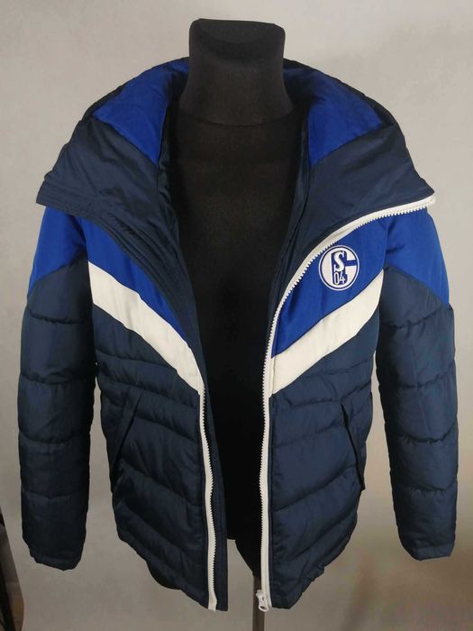FC SCHALKE 04 Official Kurtka Męska Zimowa M Oryginalna Super Stan