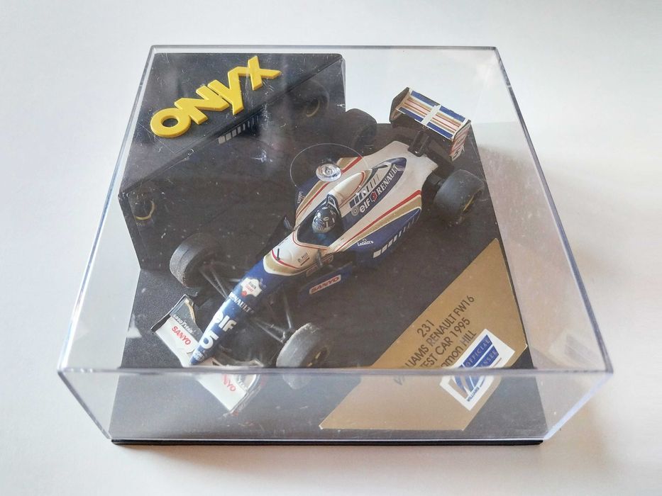 miniatura 1/43 WILLIAMS FW16 test-car Damon Hill (1995) | edição Onyx