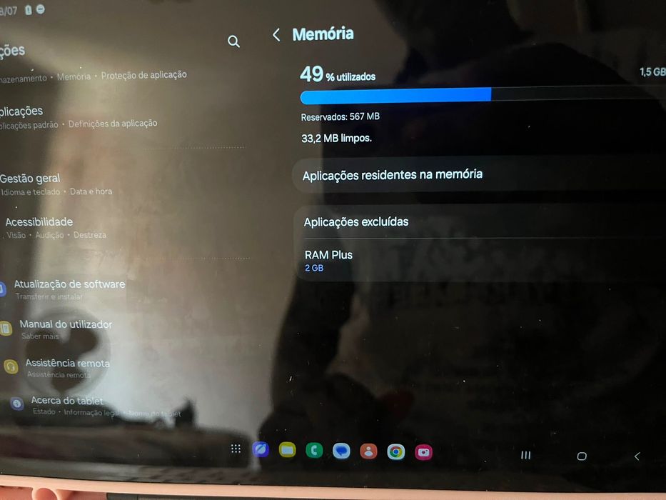 Tablete usado preto