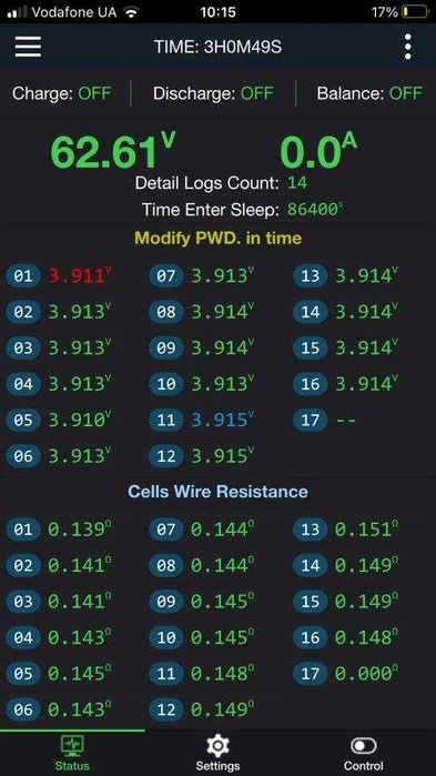 Акумуляторна батарея Samsung prismatic  Li-ion 2 kWh 60v 16s1p 35 ah