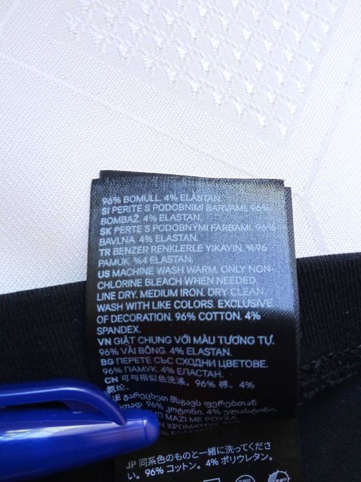 H&M prosta spódnica czarna elastyczna bawełna r 36/S  pas 66