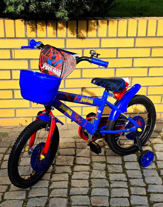 Rower Rowerek 16 cali dla chłopców Spider-Men - 2 kolory - gwarancja