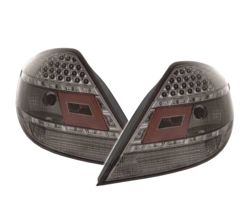 FAROLINS TRASEIRA LED MERCEDES SLK R171 04-11 CROMADO ESCURECIDO