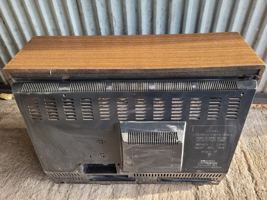 Telewizor stary zabytkowy prl unitra t61 51 obudowa