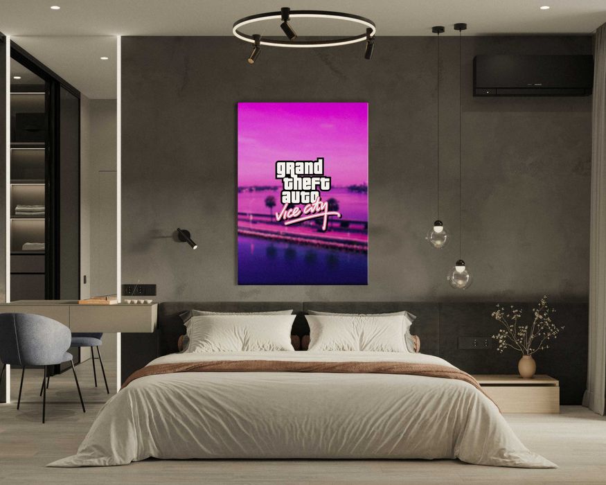 Інтер'єрна картина Grand Theft Auto Vice City/GTA VICE CITY
