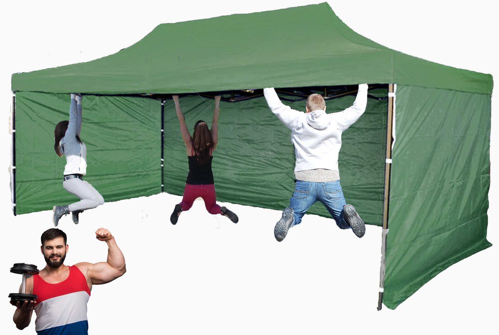 44kg EXTRA MOCNY 3x4,5 Namiot Handlowy Ogrodowy imprezowy bazarowy