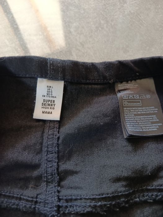 Jeansy ciążowe h&m