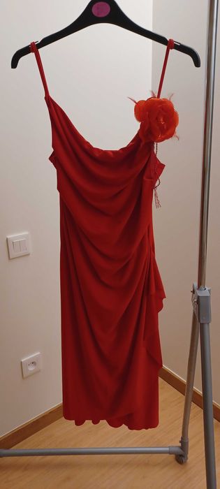 Vestido de festa vermelho