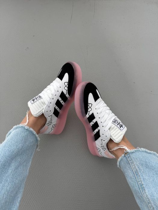 36-41 р кросівки Adidas samba platform hello kitty