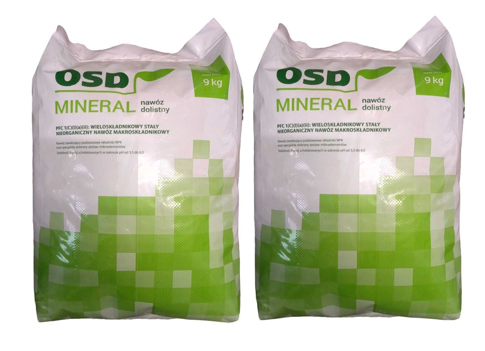 OSD Mineral 18 kg nawóz dolistny na zboża, azot, fosfor, potas na 6 ha