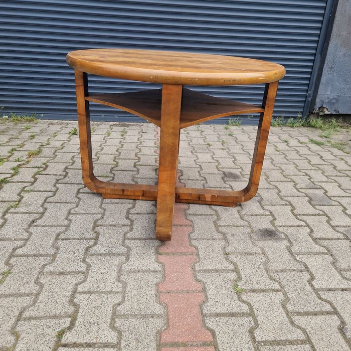 Stolik Art Deco - orzech