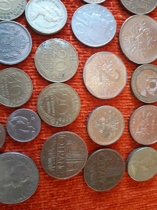 coleccao de moedas  variadas