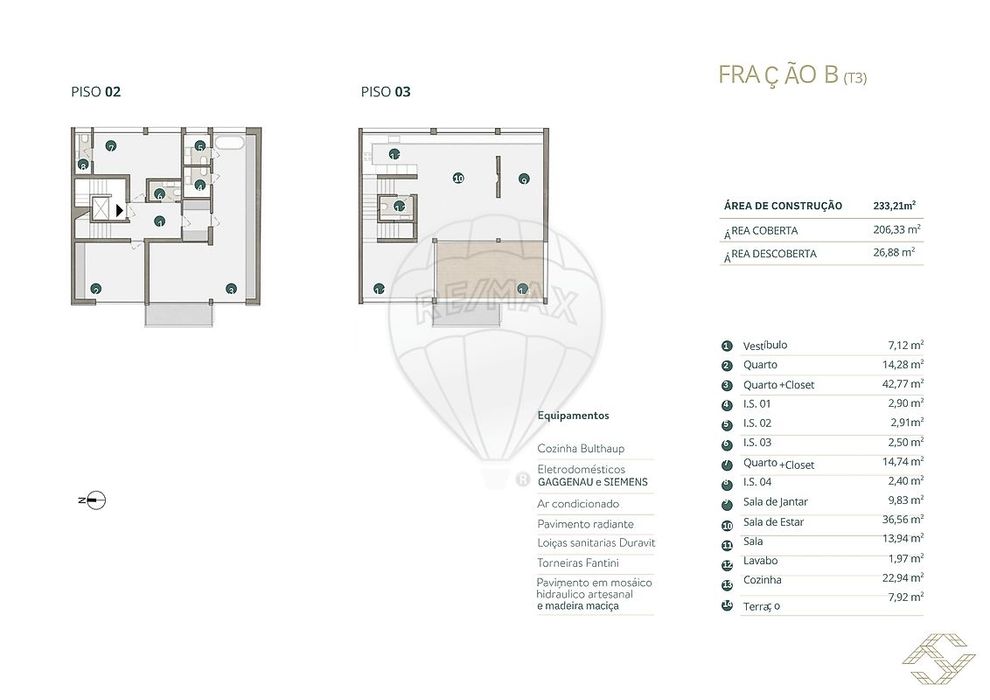 Apartamento T3 para venda
