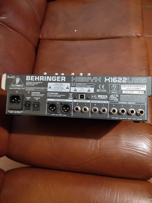 BEHRINGER XENYX X1622 — COMO NOVA | Mesa de Mistura Profissional