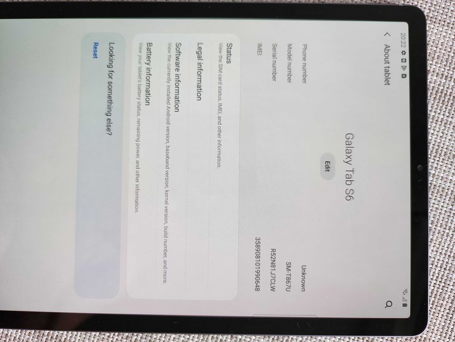 Планшет Samsung Galaxy Tab S6 10.5" 6/128GB LTE 4G Grey SM-T867U NEW