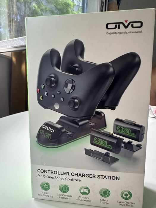 Подвійна зарядна станція контролера Oivo сумісний з xBox /x-One/S/X