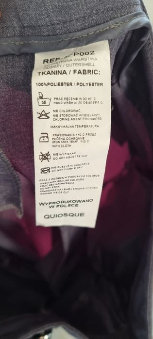 Szare eleganckie spodnie w kant