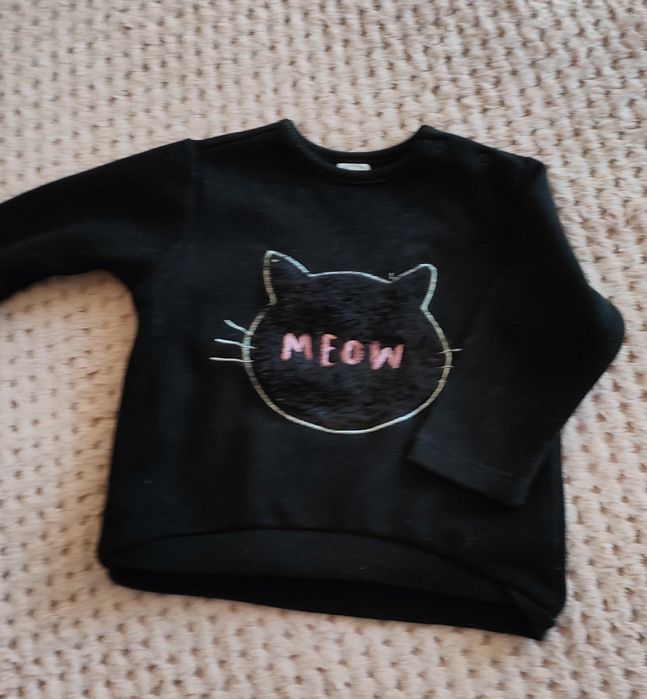 Zestaw spodnie i bluza dla dziewczynki  rozmiar 68 ciepły cool club sm