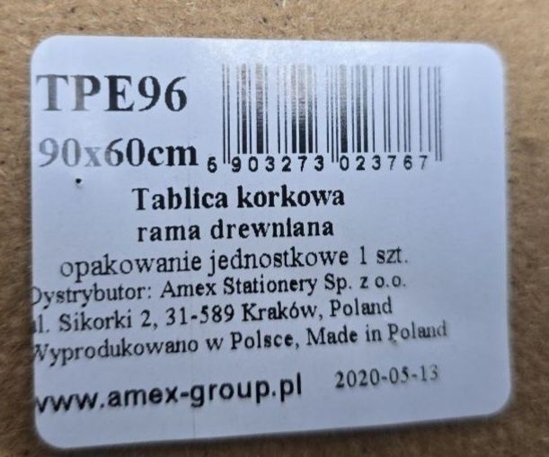 Biurko Ikea 50 x 90 x 73,5 cm gratis tablica korkowa