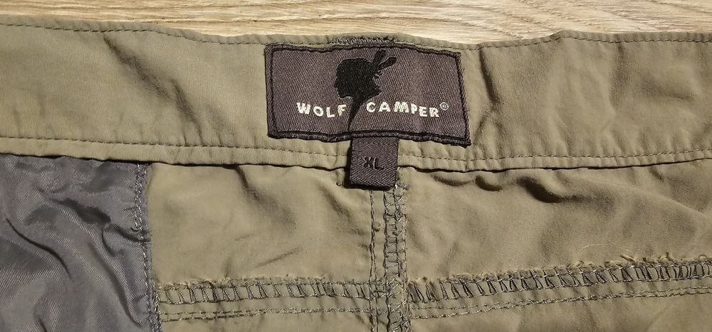 Wolf Camper spodnie trekkingowe męskie ¾ rozmiar XL wymiary na zdjęciach