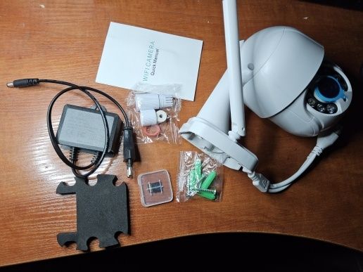 Wi-Fi Smart Camera | Поворотная IP-камера видеонаблюдения + sd карта