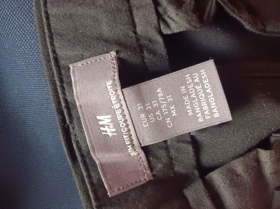 Spodnie eleganckie chłopięce na 175 cm H&M garniturowe