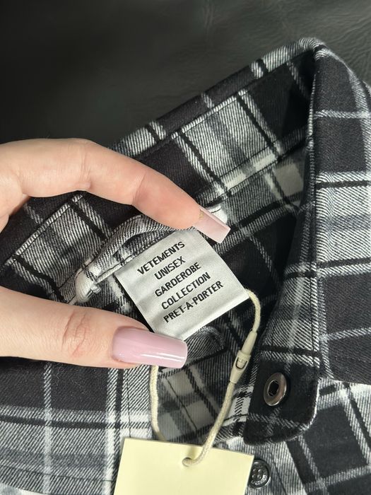 Сорочка унісекс Vetements  S-L рубашка чоловіча/жіноча