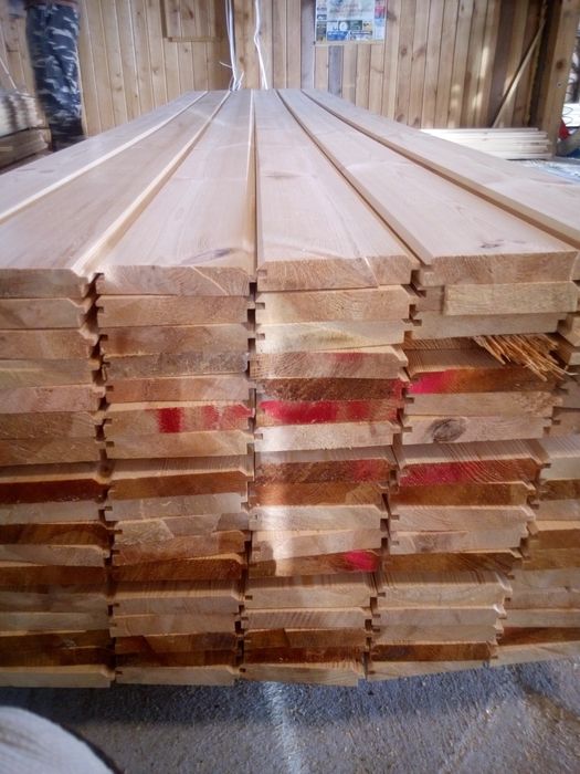 PRODUCENT deski elewacyjne, szalówka pół-bal gr. 24 mm sosna/Świerk